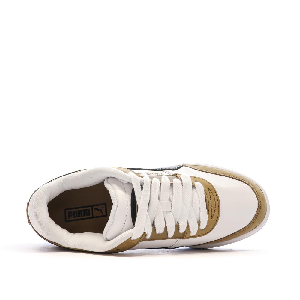 Puma Baskets Blanc/Marron Homme PUMA Pro Sport