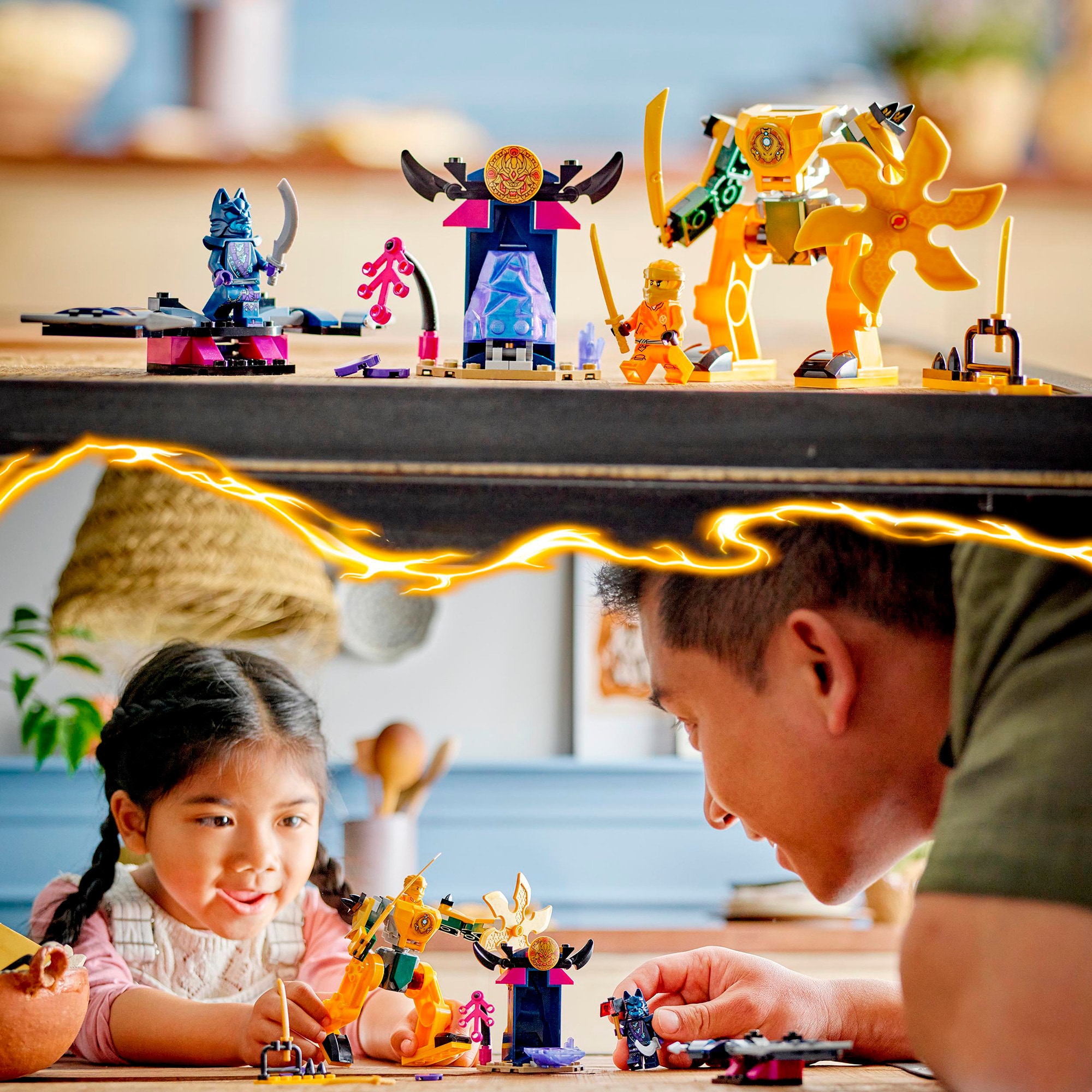 LEGO Konstruktionsspielzeug Ninjago Arins Battle Mech