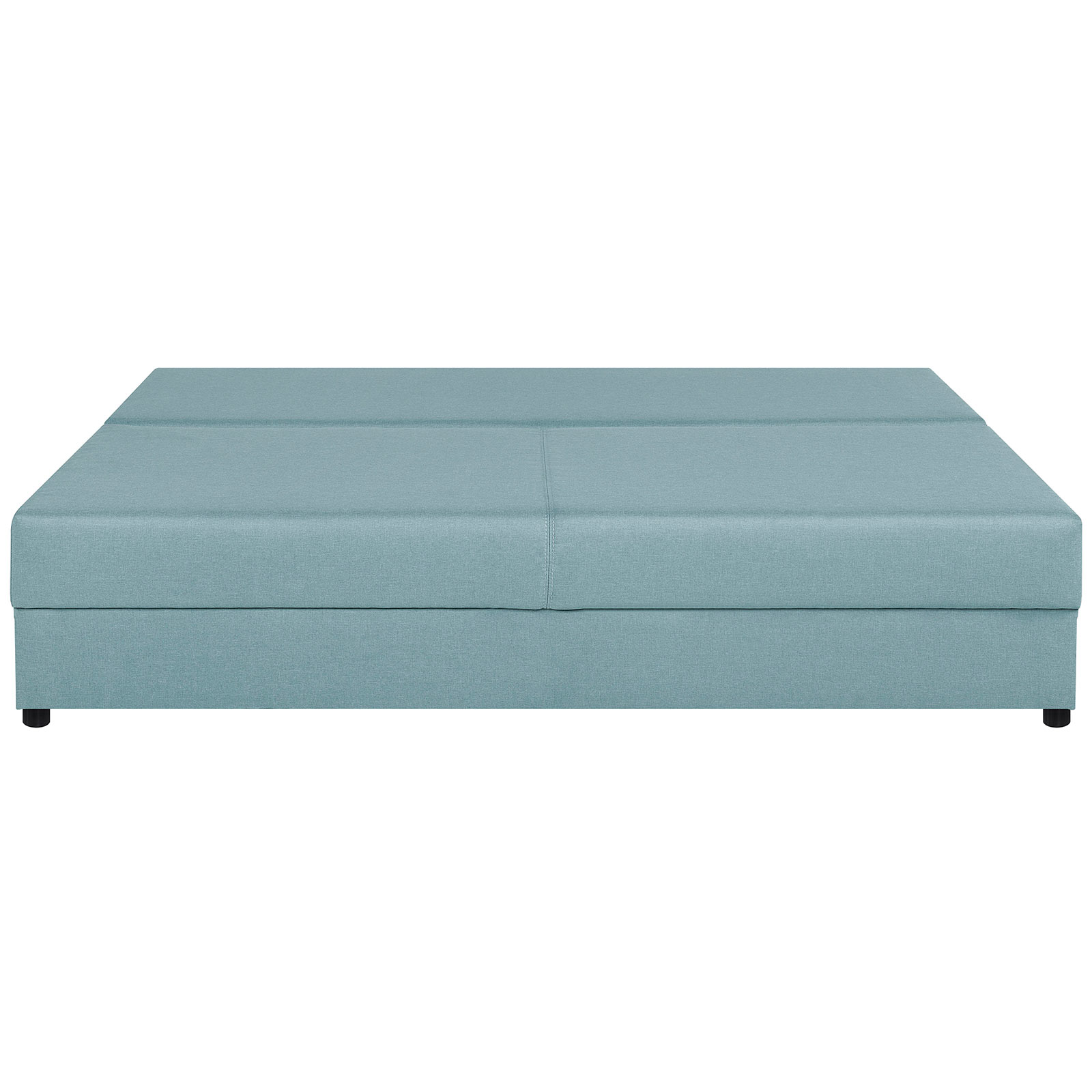 Schlafsofa - mint - Webstoff - Staukasten