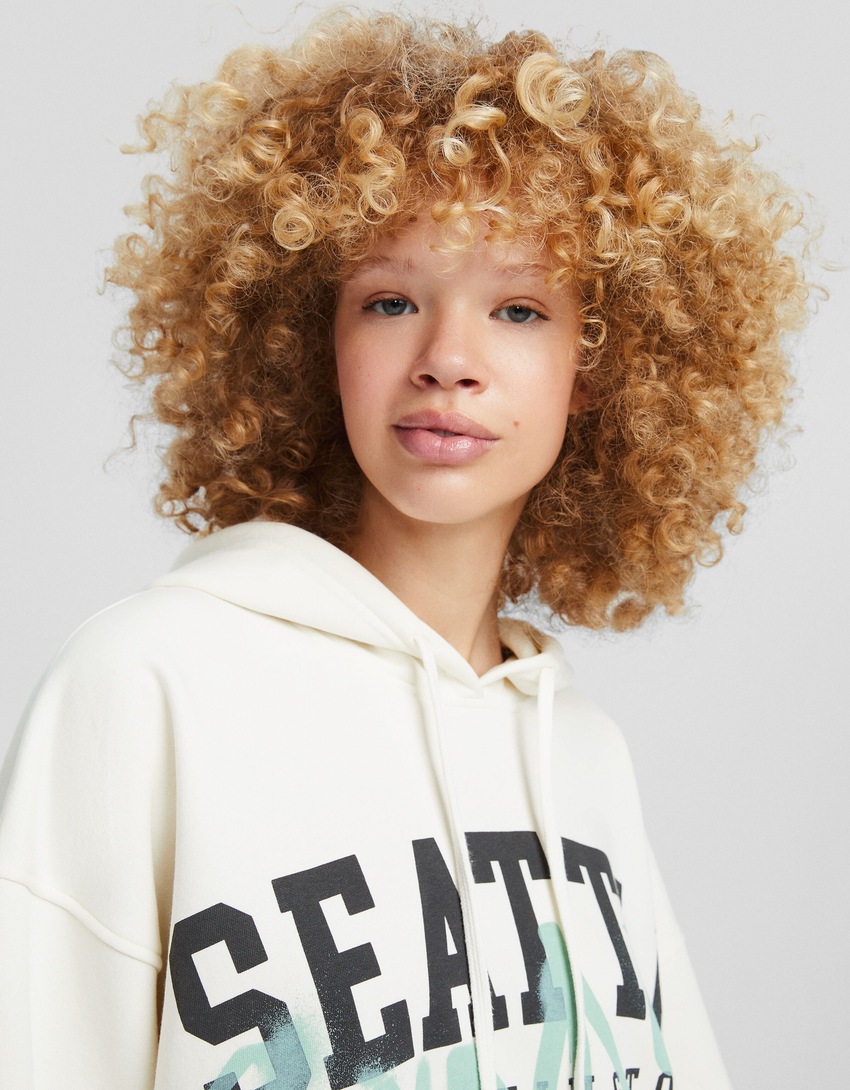 Moletom oversized estampado