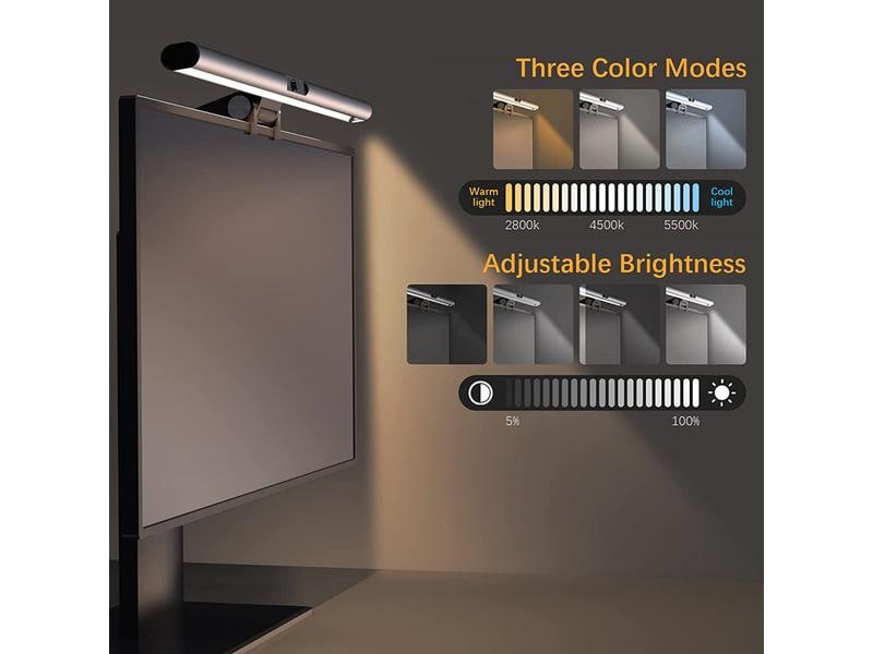 4smarts Webcam 2in1 LightBar Pro Monitorlampe mit FullHD Webcam