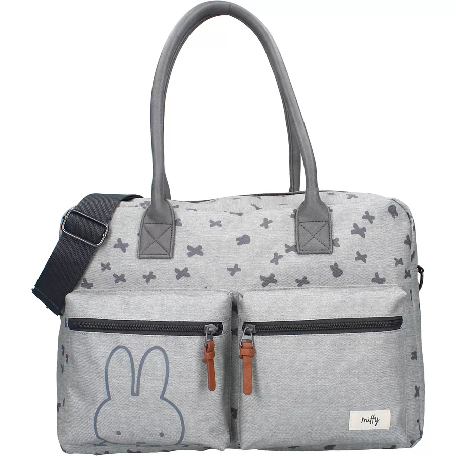 Kidzroom Wickeltasche Miffy Chase Your Dreams Grey