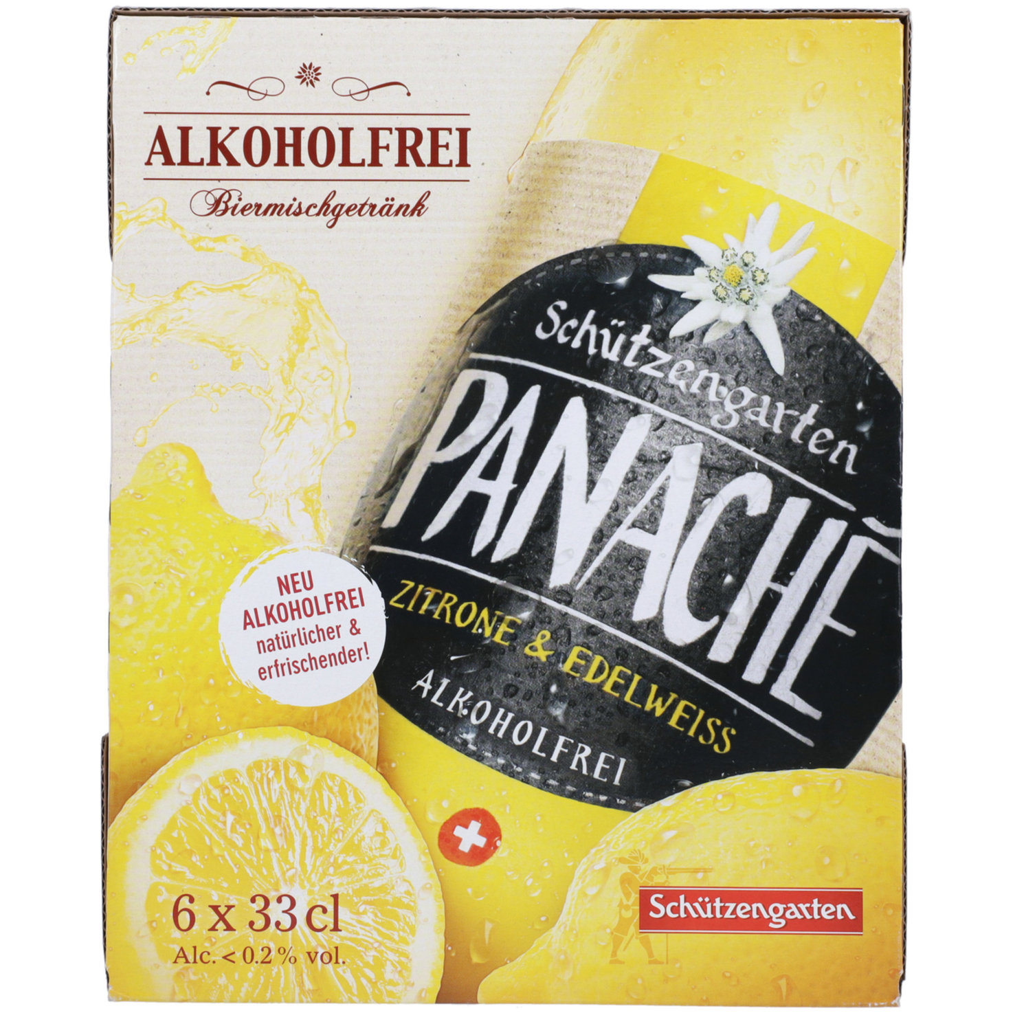 Schützengarten Panaché alkoholfrei 6x33cl -198cl