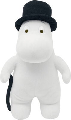 Mummitrollet Mummipappa Kosedyr 25 cm, Hvit