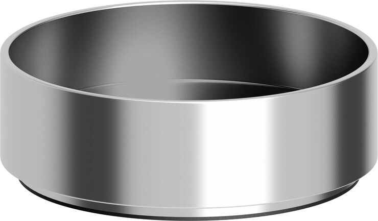 Uyuni Light Candleholder pillar, Chrome, 9x3 cm Chrome