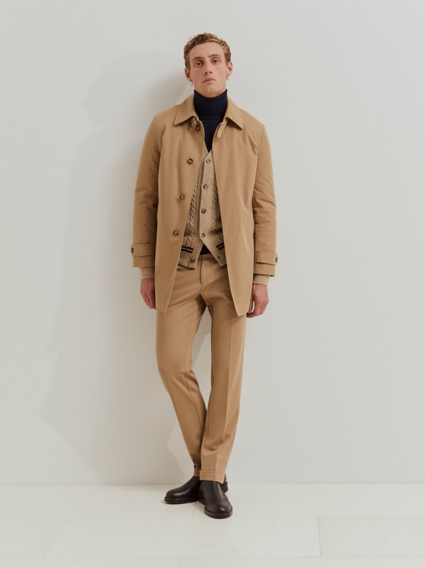 Gabardine com algodão