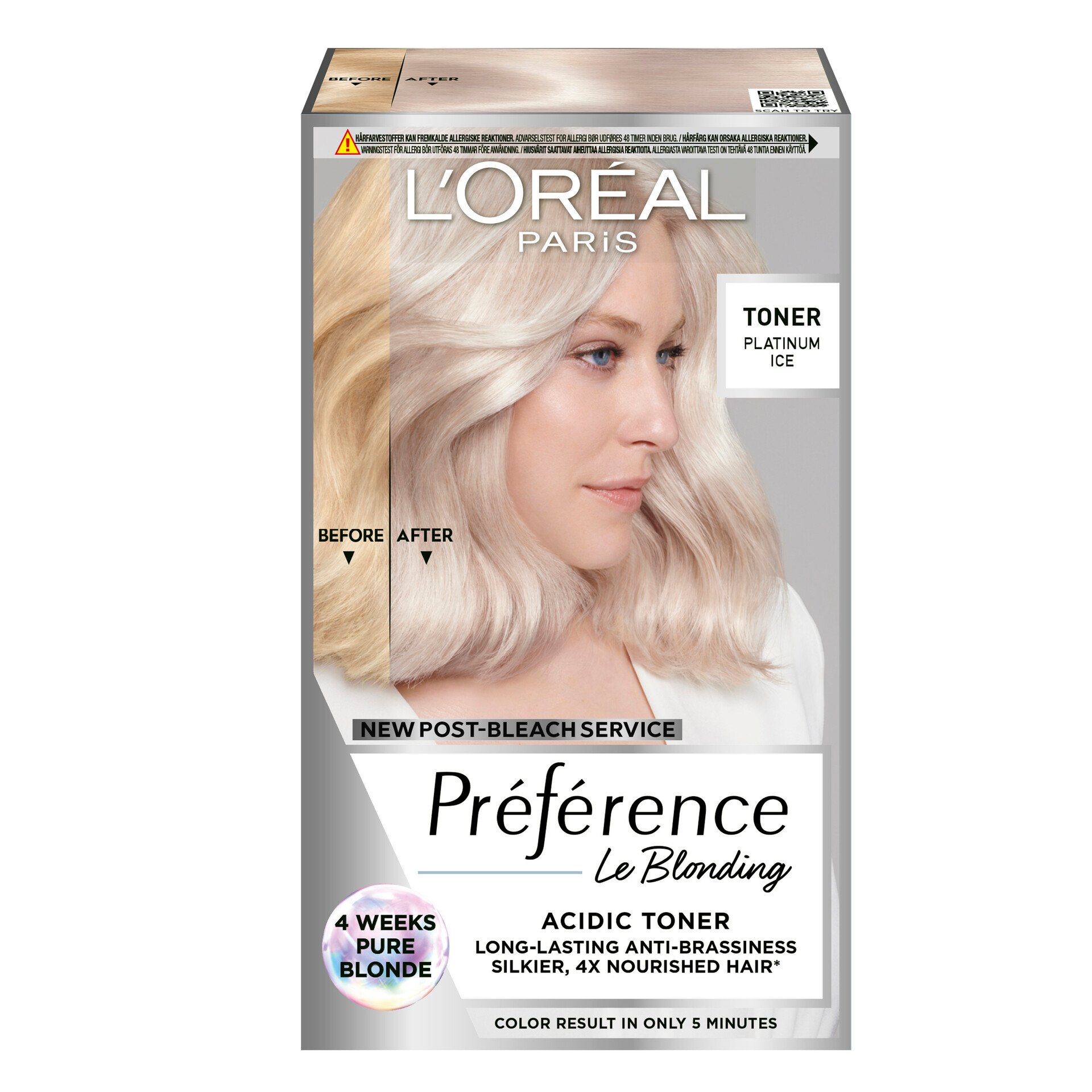 Préférence Le Blonde Acidic Toner Platinum Ice