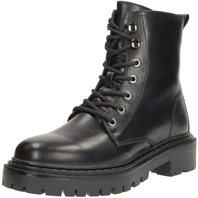 Sub55 Veterschoenen Hoog zwart