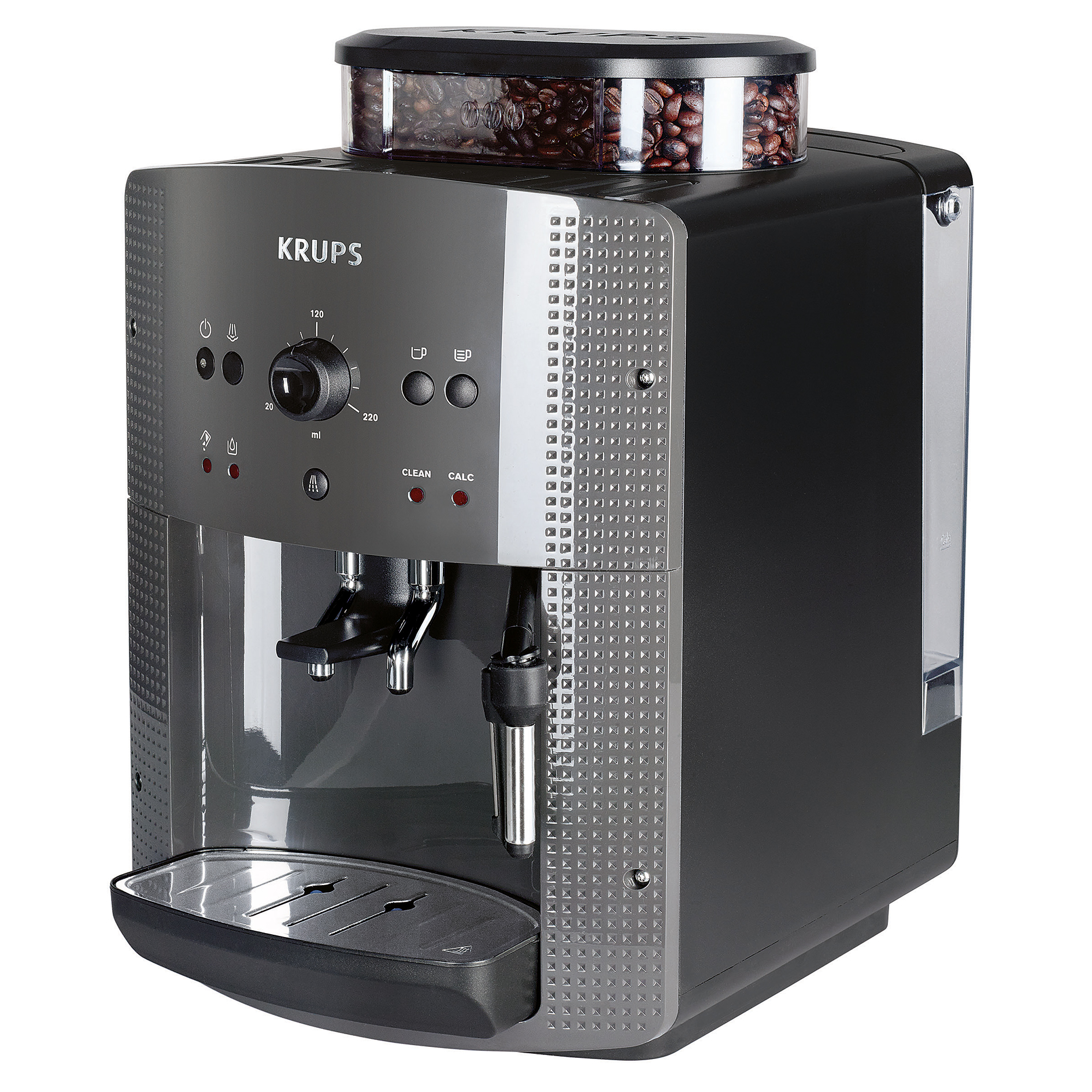KRUPS Kaffeevollautomat ARABICA EA810B - Soft Grey