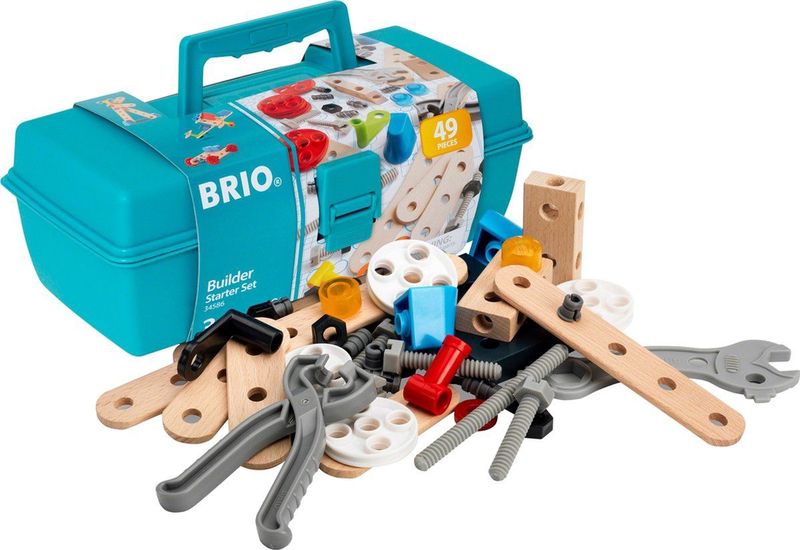 Brio - Builder Set - 49-delige Set - Inclusief Gereedschap - Creatief Bouwspel