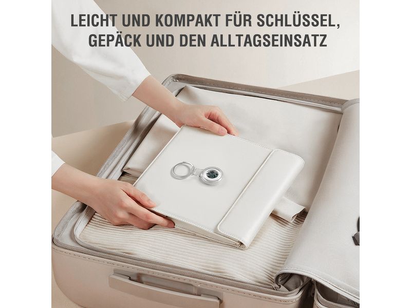 4smarts Schlüsselfinder Standort-Finder SkyTag Lucid 2er Se Standort-Finder SkyTag Lucid 2er Set, Weiss