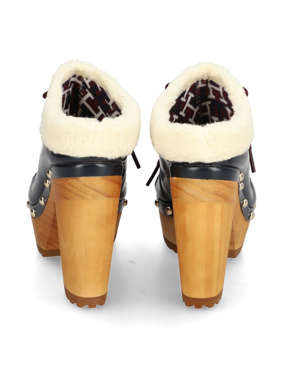 HIGH HEEL CLOG MULE MONOGRAM