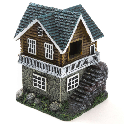 Deep Sea Aquariumdekoration Alpenhaus 9.6x9.7x12.5cm