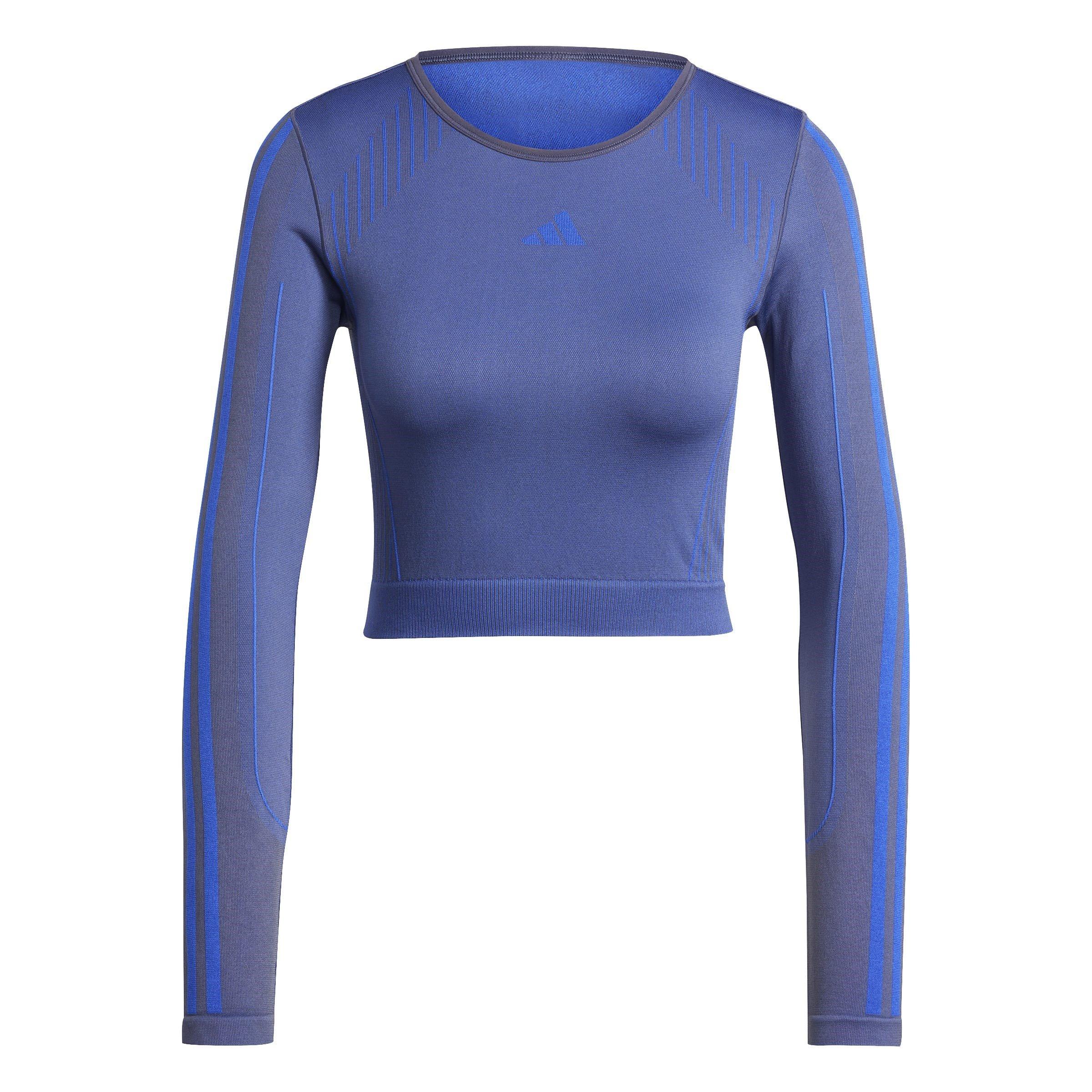 adidas Knit Long Sleeve Gym Top Womens