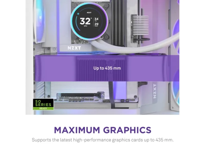 NZXT - - ingen strømforsyning - USB/Lyd