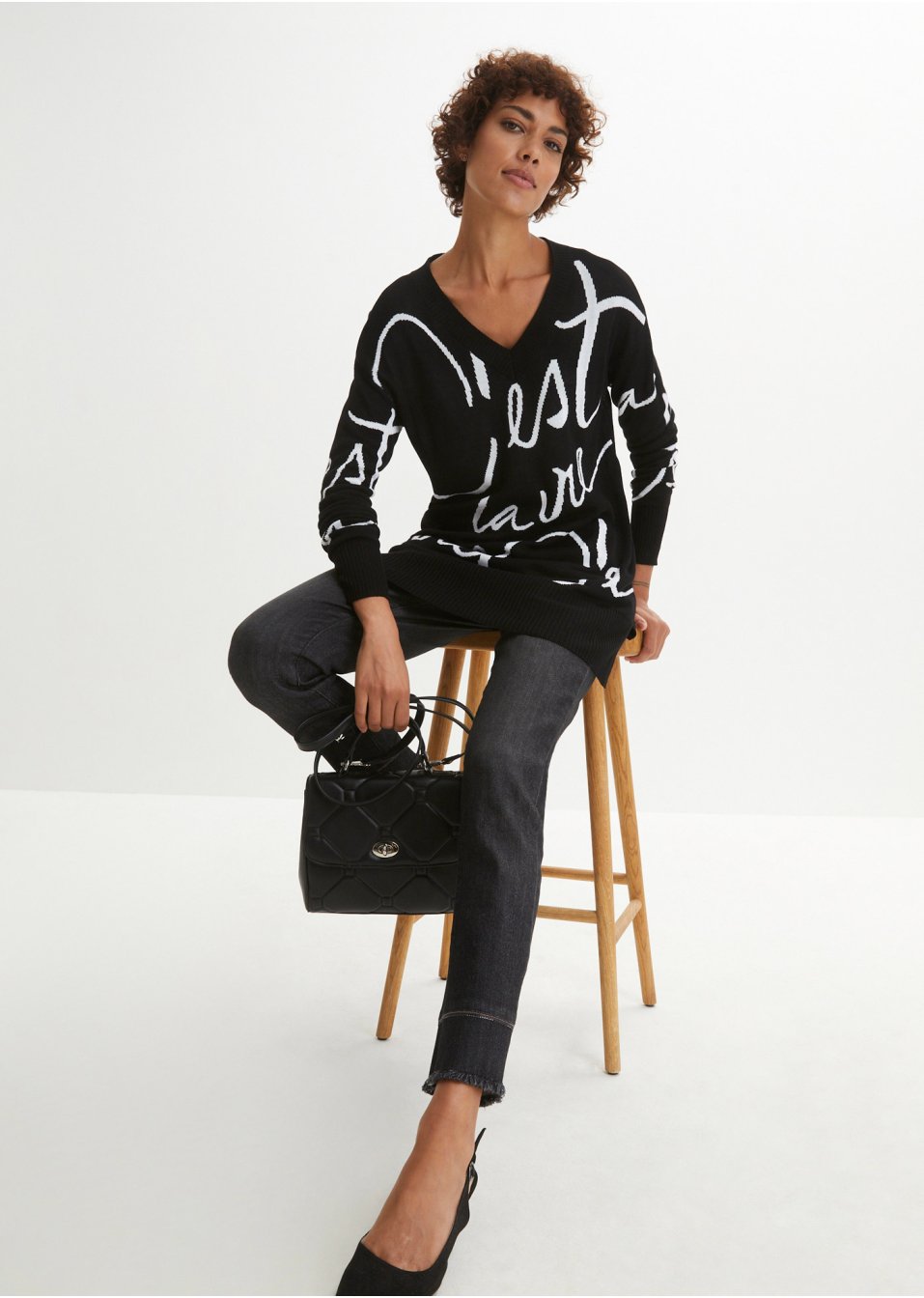 Pull avec inscription