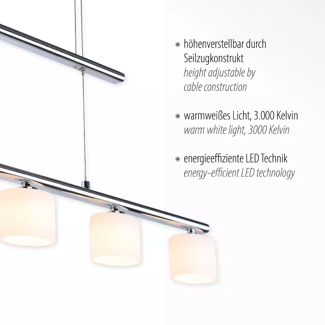 LED-Pendelleuchte Hydra