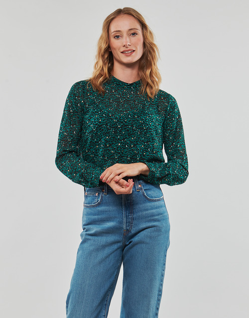 Only - ONLKACEY FR L/S HIGH NECK TOP PTM - Vert