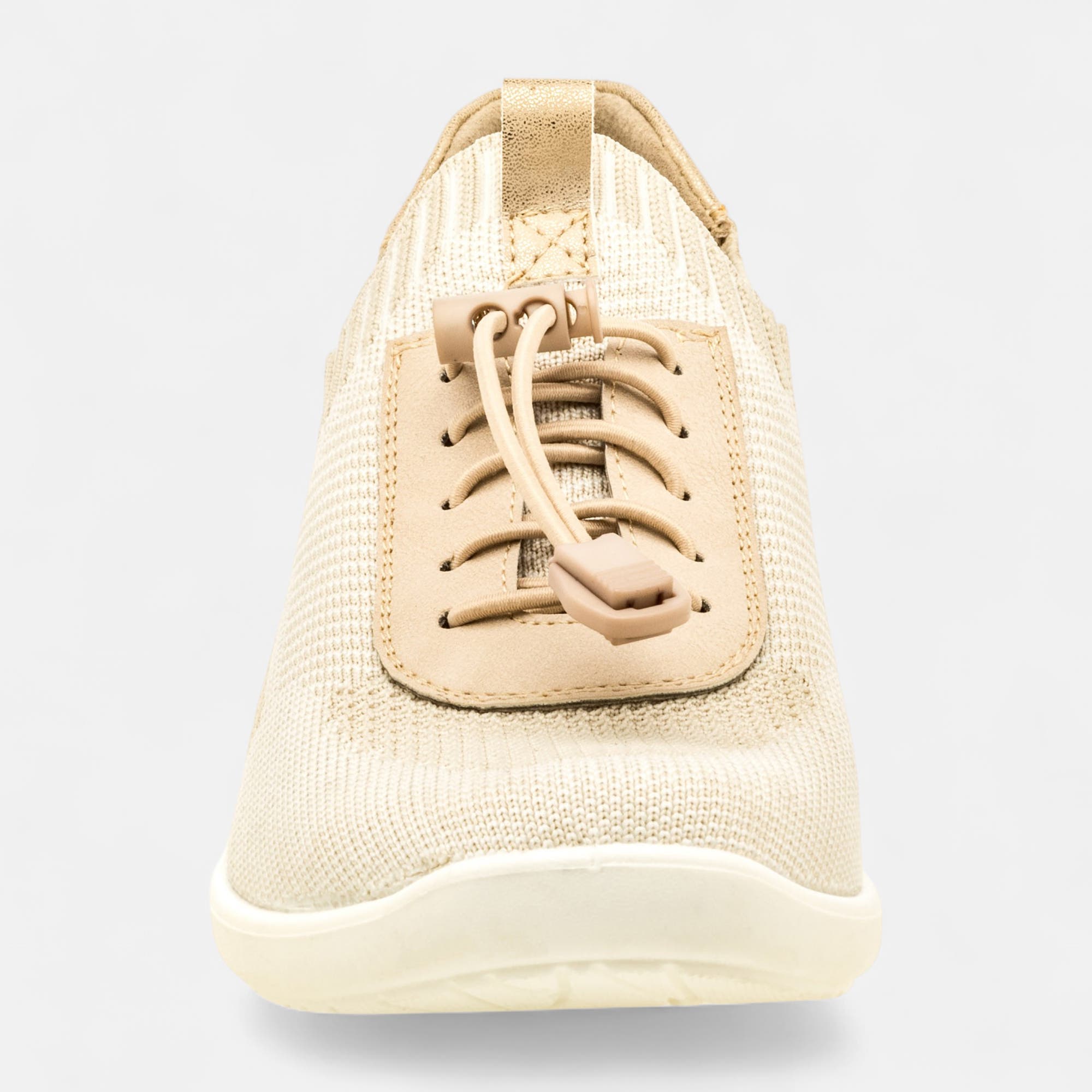 Derbies pieds sensibles Femme beige