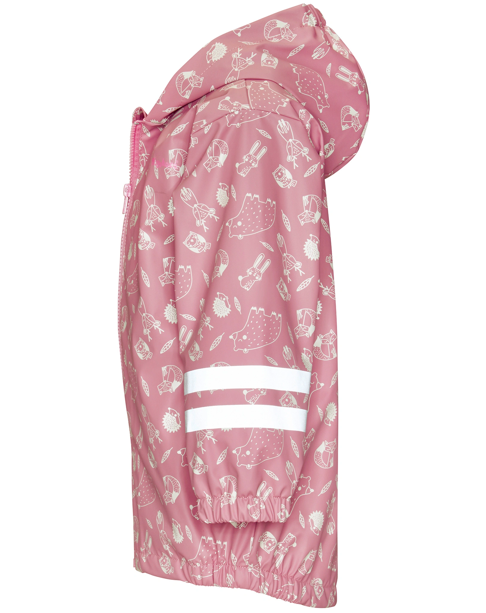 Regenjacke WALDTIERE in rosa