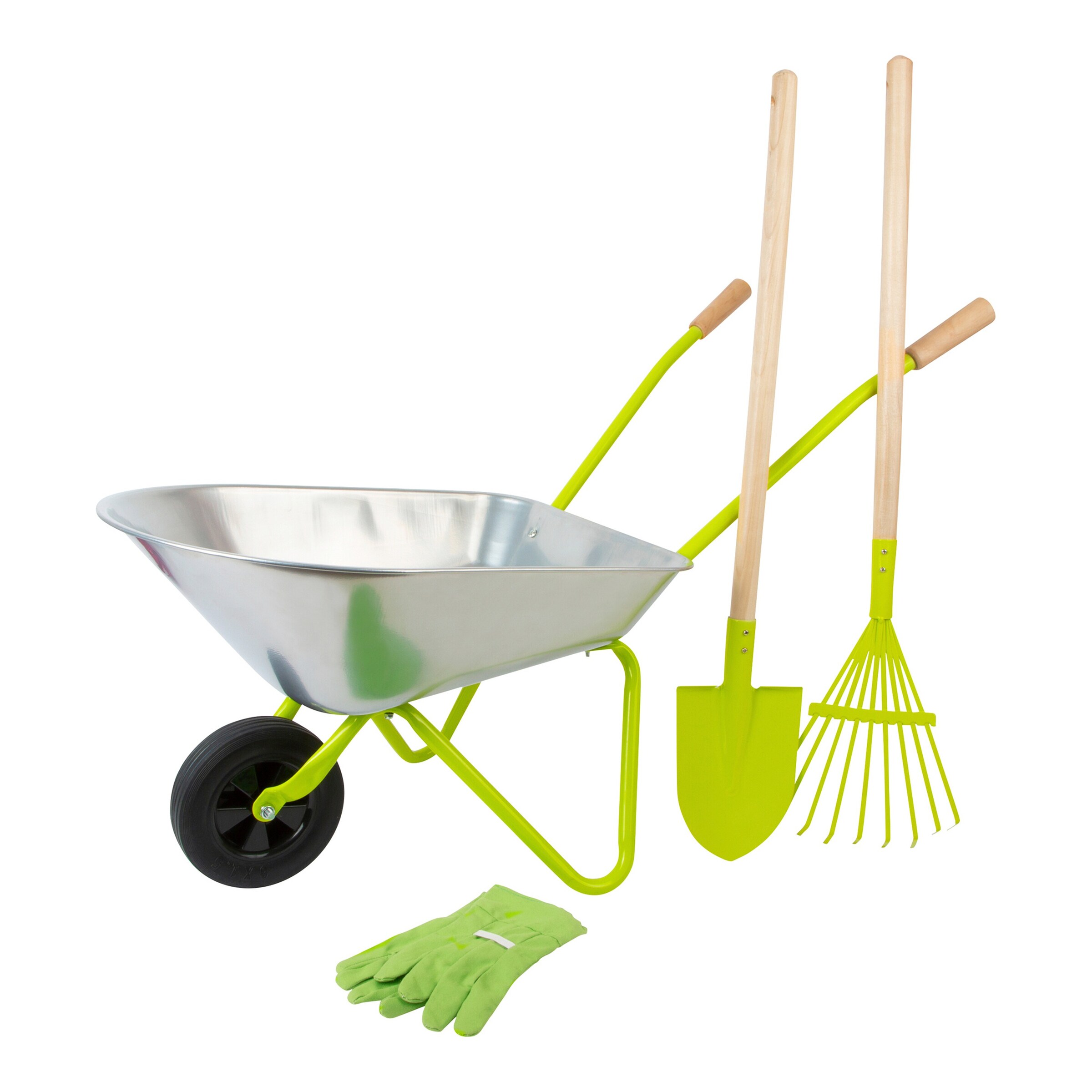 small foot Gartenwerkzeug-Set mit Schubkarre