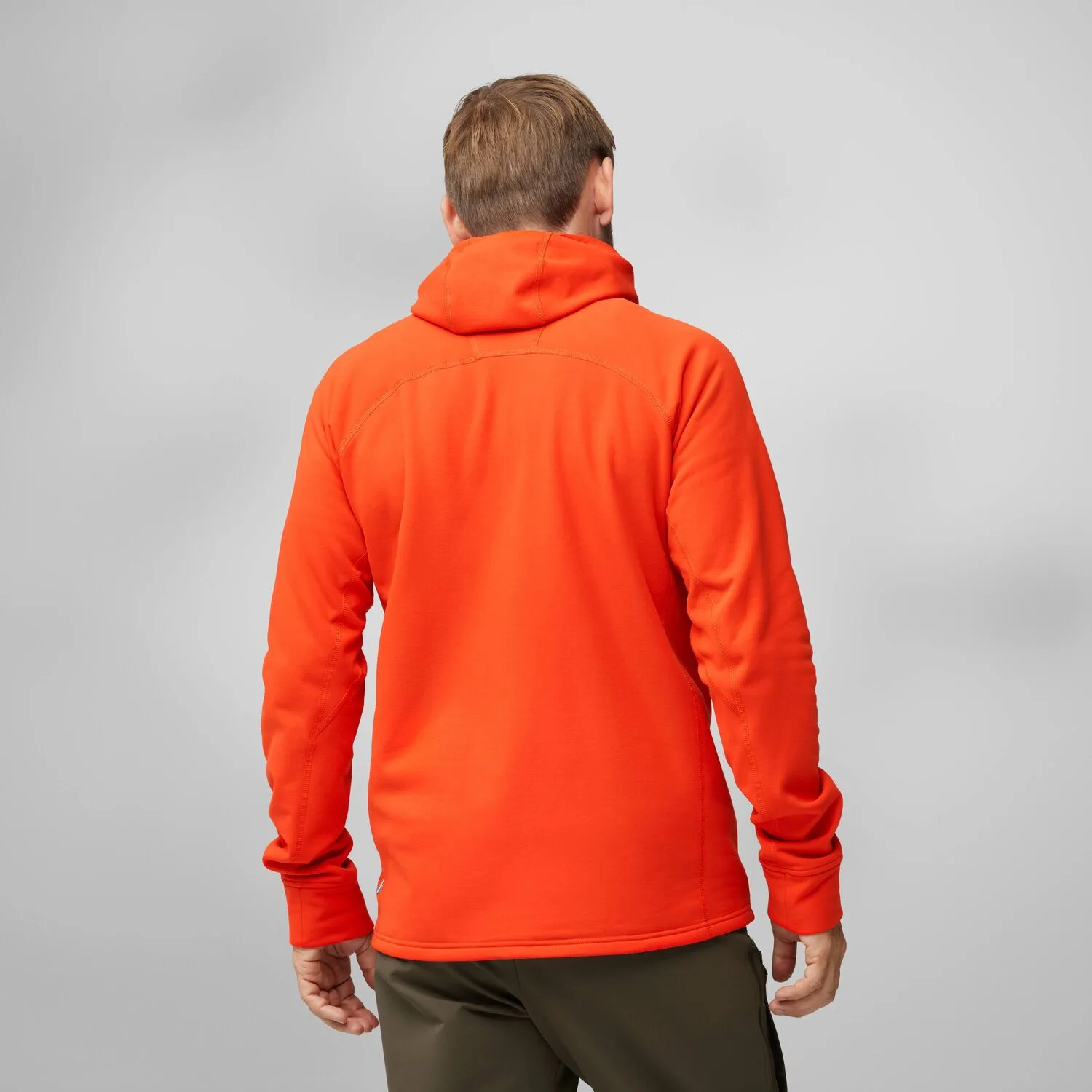 Fjällräven Men's Expedition Fleece Hoodie Flame Orange