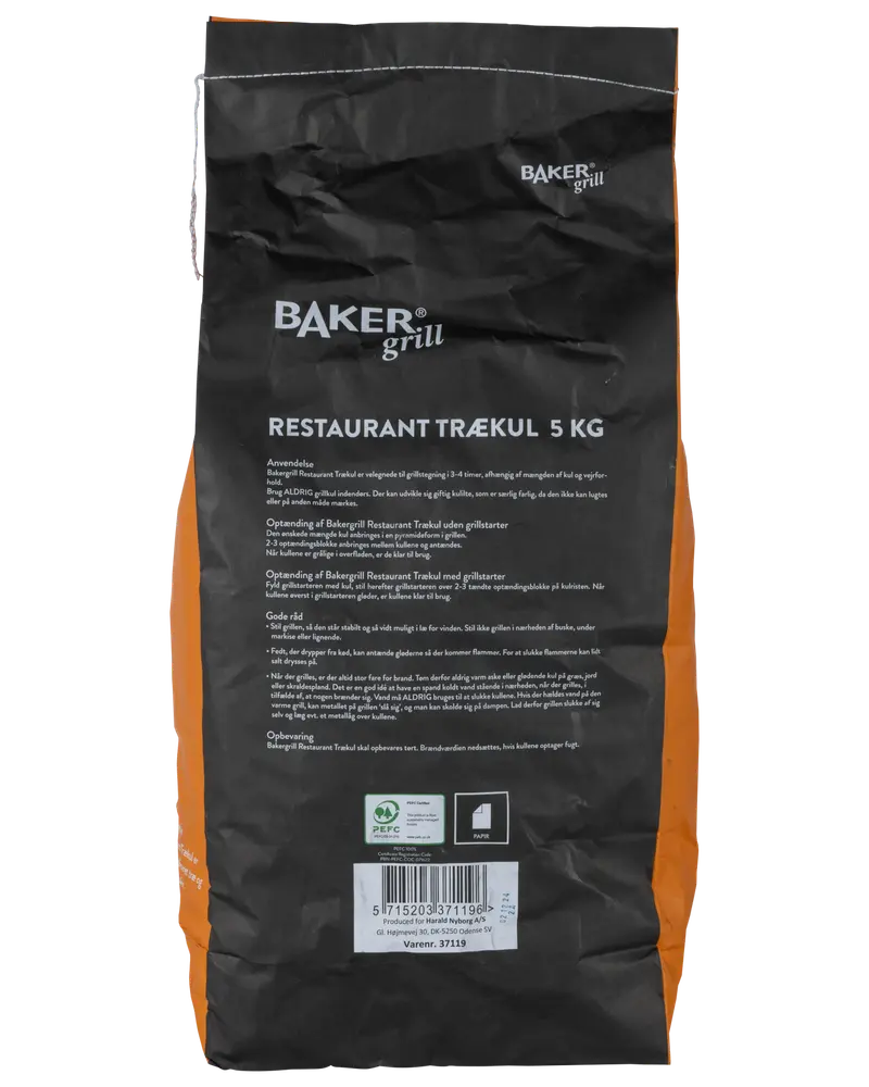 BAKERgrill Trækul restaurant 5 kg