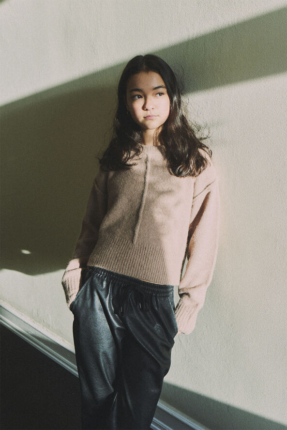 Designers Remix Girls G Verona Cropped Seam Knit Trench
