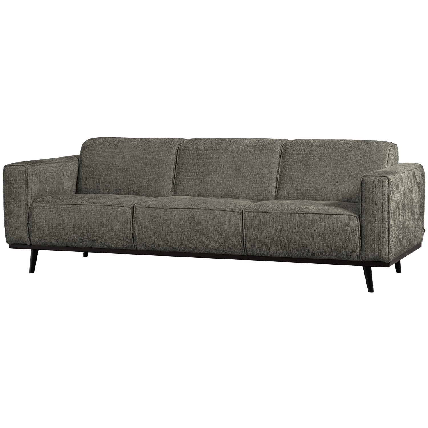 WOOOD Statement 3-zits bank - Polyester - Frost - 77x230x93