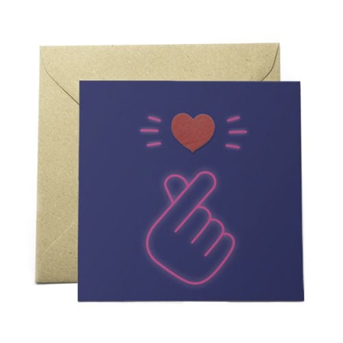 Carte à planter saint-valentin