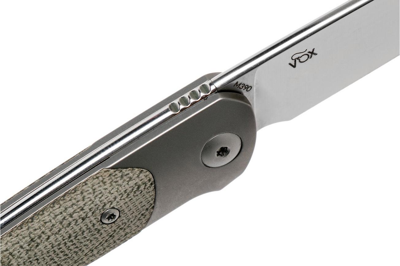 Viper Key V5978CV Bolster Green Canvas Micarta zakmes, Jesper Voxnaes design