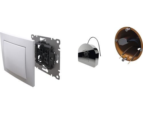 Fibaro Single Switch 2 Eenvoudige relais met repeaterfunctie - Compatibel met SMART HOME van hornbach