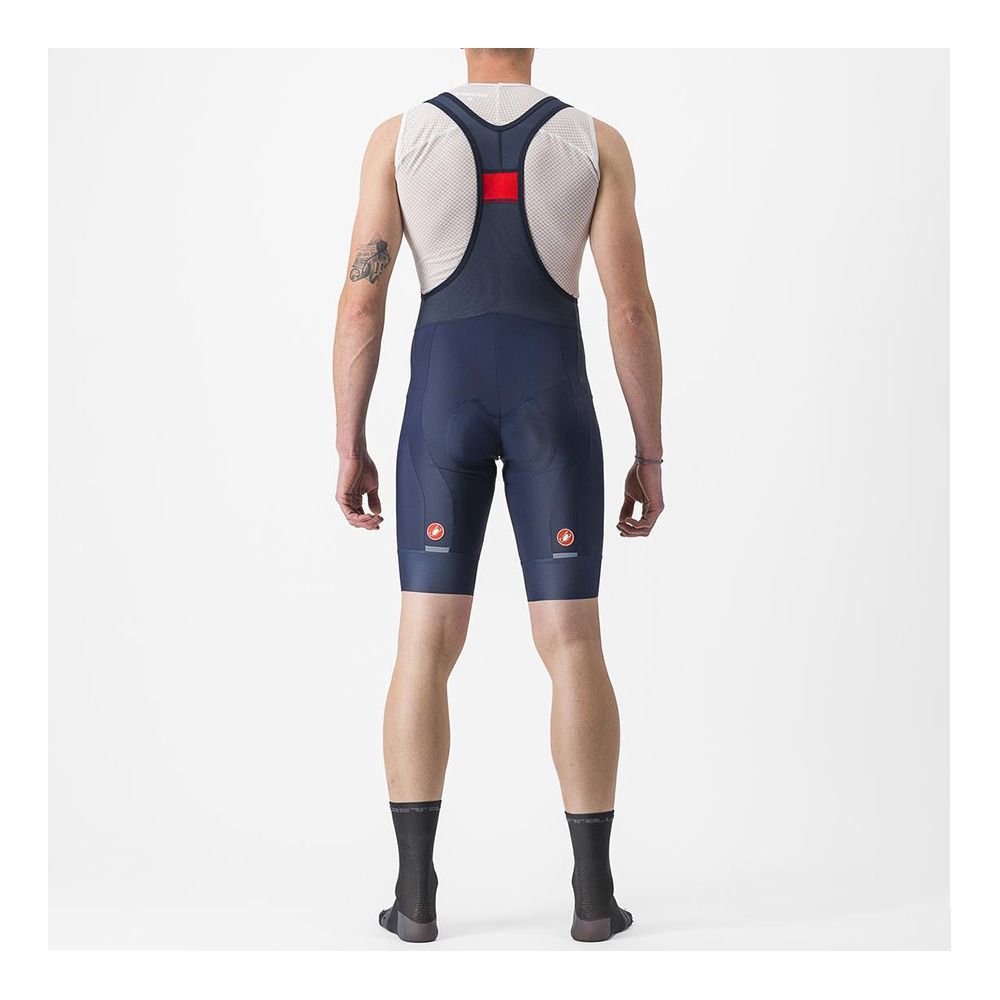 Castelli ENTRATA 2 - Cuissard À bretelles Homme bleu/blanc