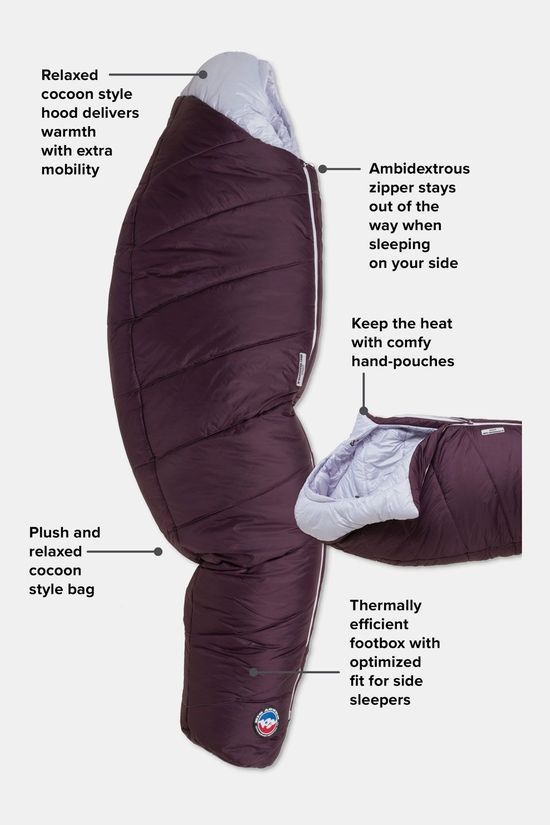 Big Agnes Big Agnes Sidewinder Camp 35F Women's Petite Slaapzak