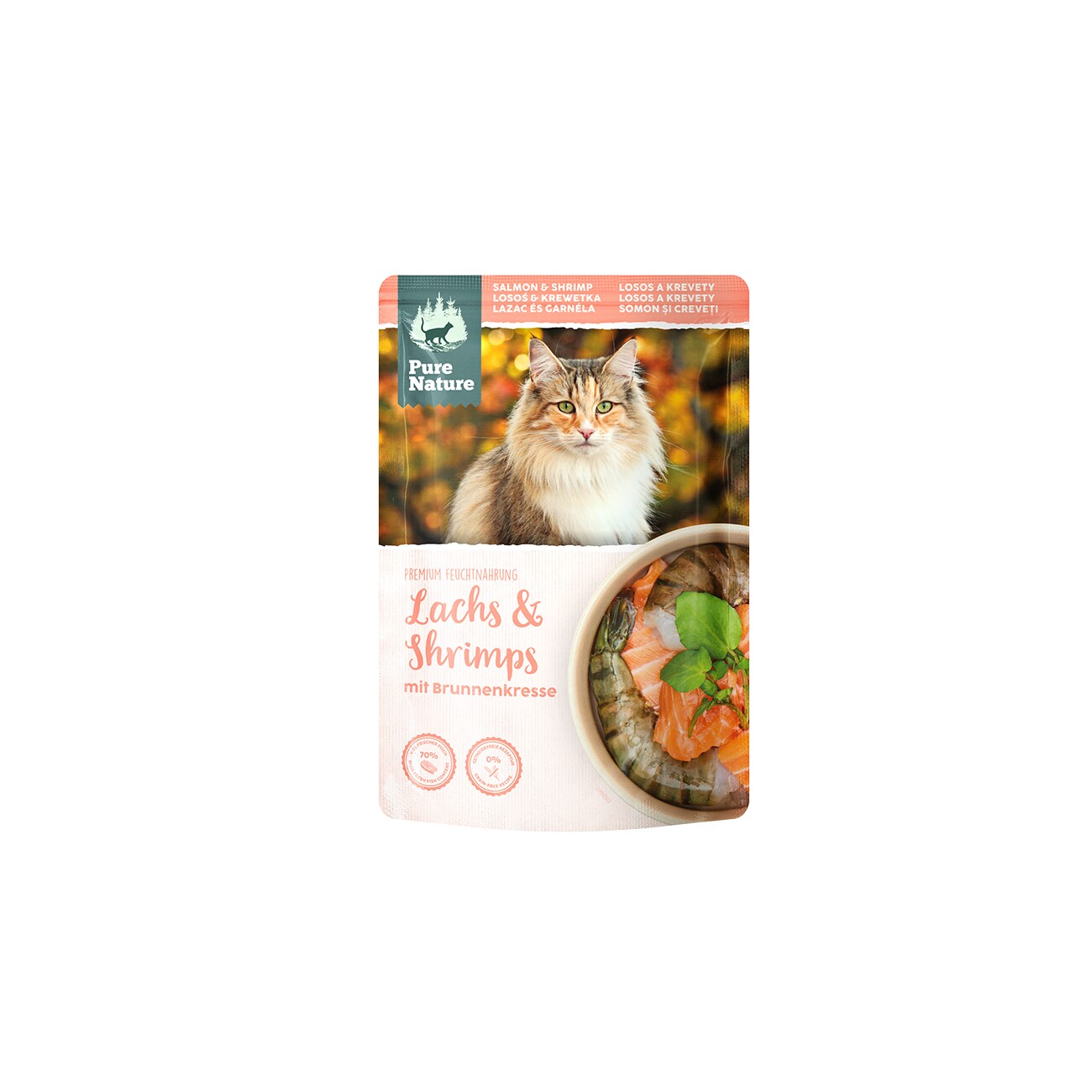 Pure Nature Adult Lachs & Shrimps 12x80g