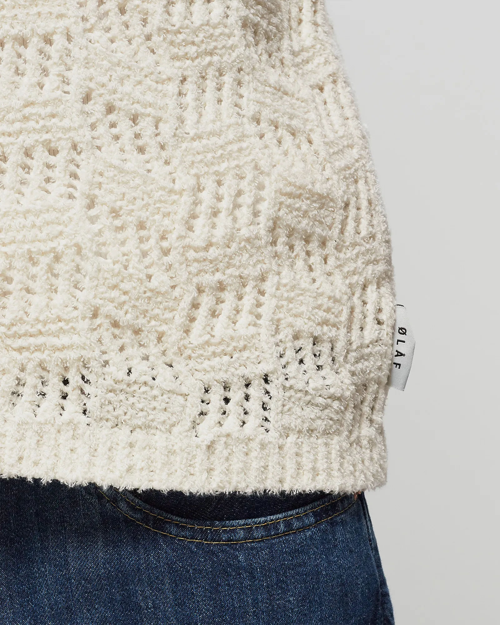 ØLÅF CHECK KNITTED SS SHIRT