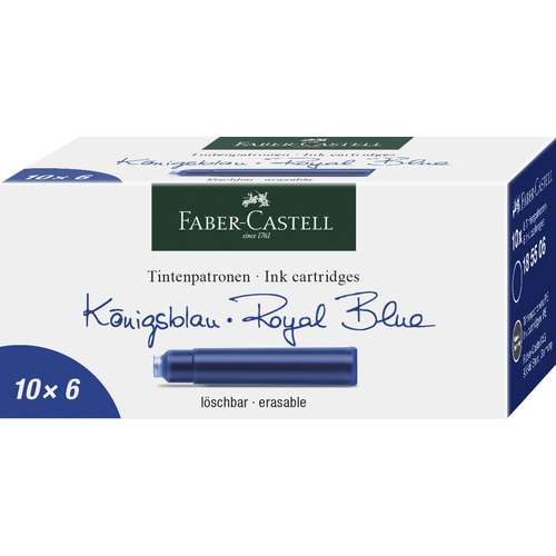 FABER-CASTELL Standard Tintenpatronen, 6er Packung