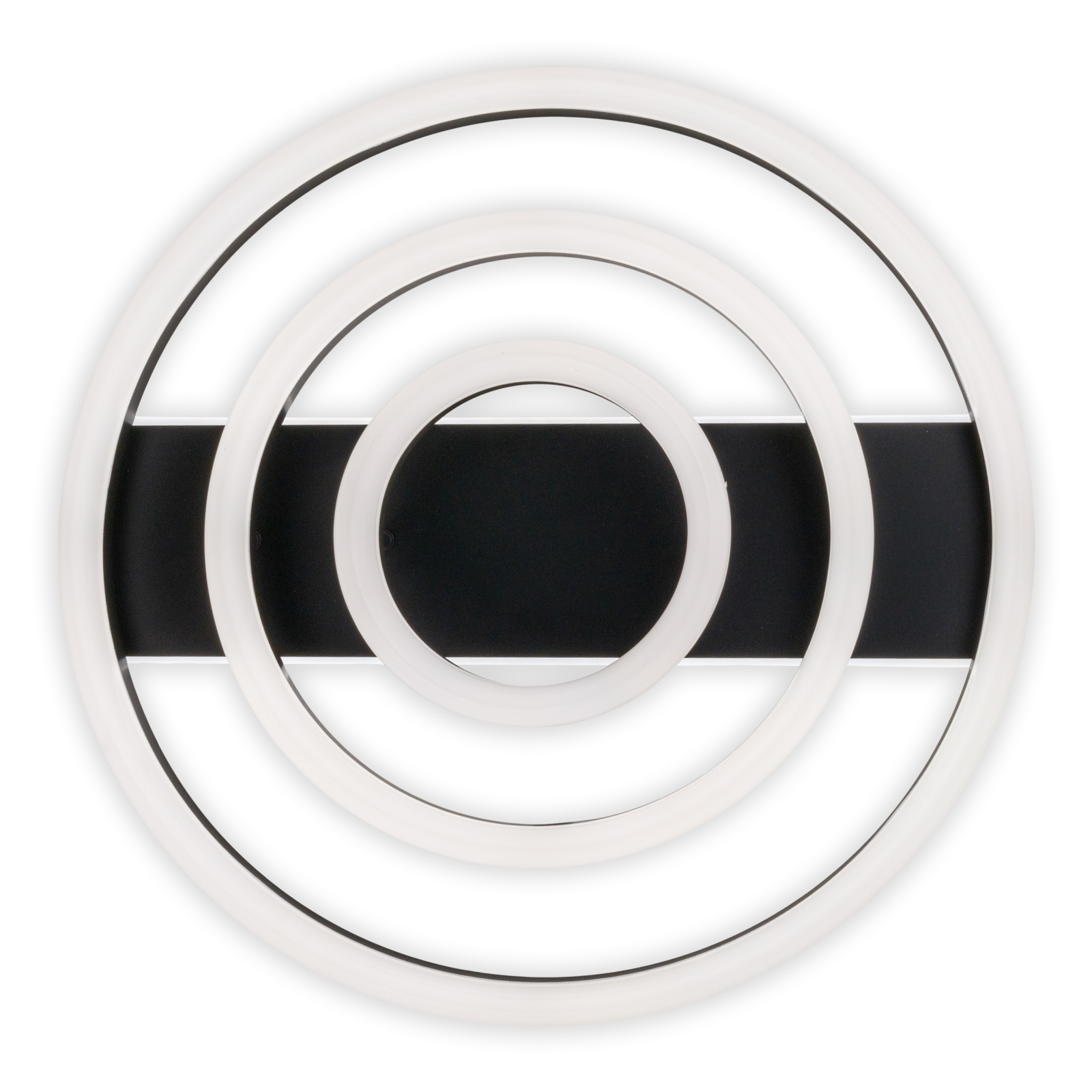 LED-Deckenleuchte CIRCULO - schwarz - dimmbar