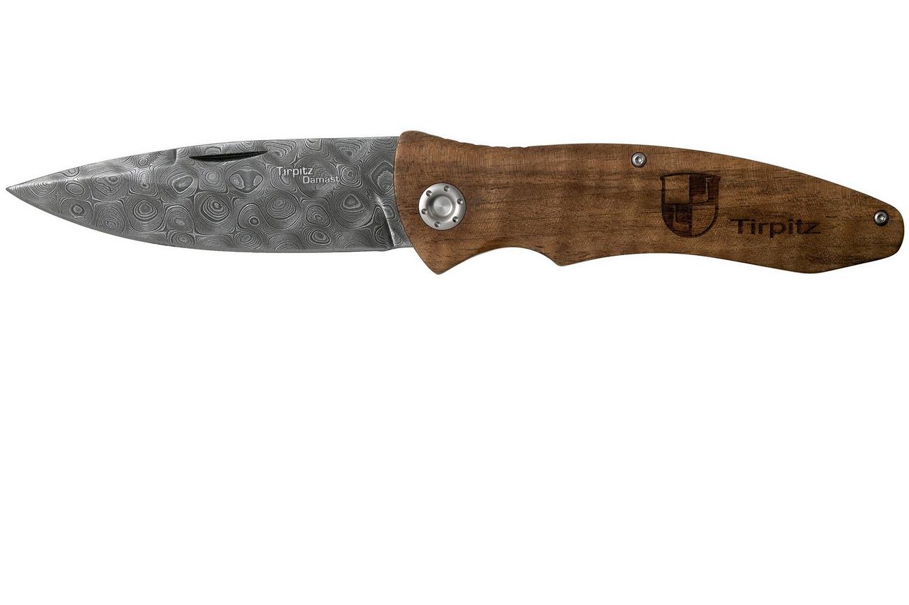 Böker Tirpitz Damast Wood 42 Limited Edition 110197DAM zakmes