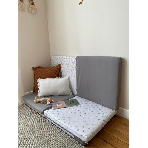 Tapis de motricité XL imprimé lapin - CANDIDE