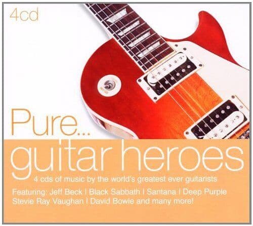 Various Artists : Pure… Guitar Heroes CD Box Set 4 discs (2010) Pre-Owned