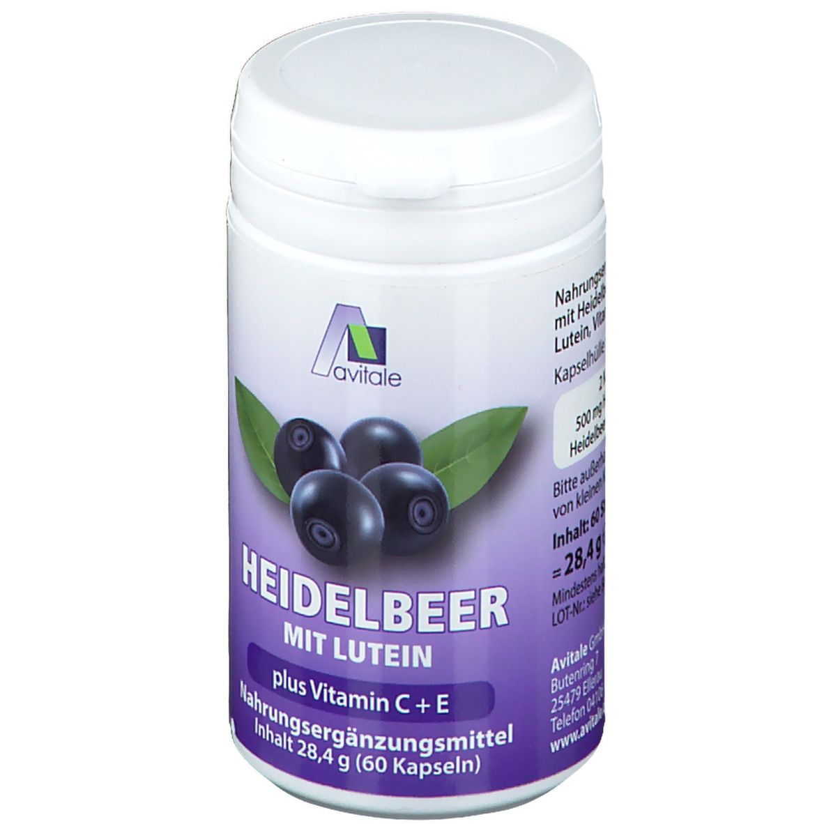 Avitale Heidelbeer Kapseln mit Lutein