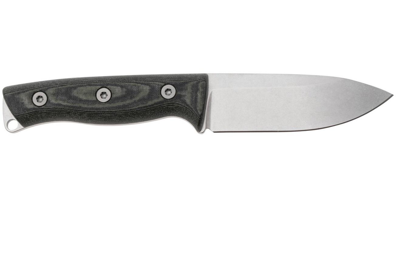White River Knives Ursus Cub UR35-LBO CPM MagnaCut, OD-Green Linnen Micarta bushcraftmes, Kydex schede met firesteel