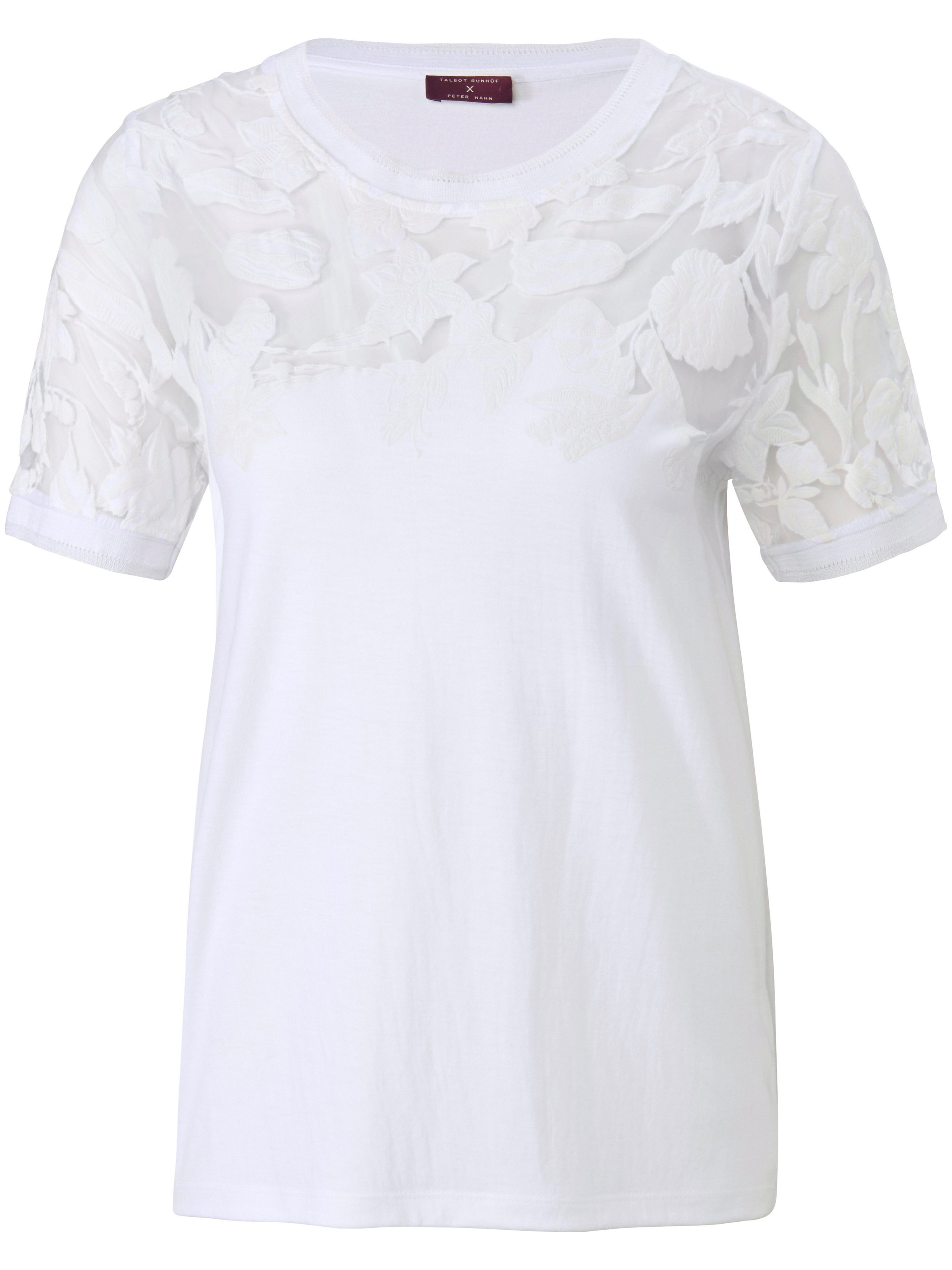 Rundhals-Shirt mit 1/2-Arm