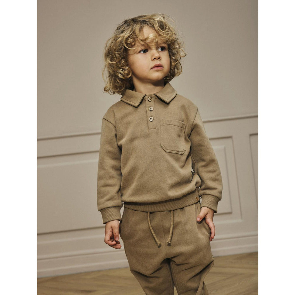 Køb Lil'Atelier Sepia Tint Nmmilondon Roa Ls Loose Sweat Lil