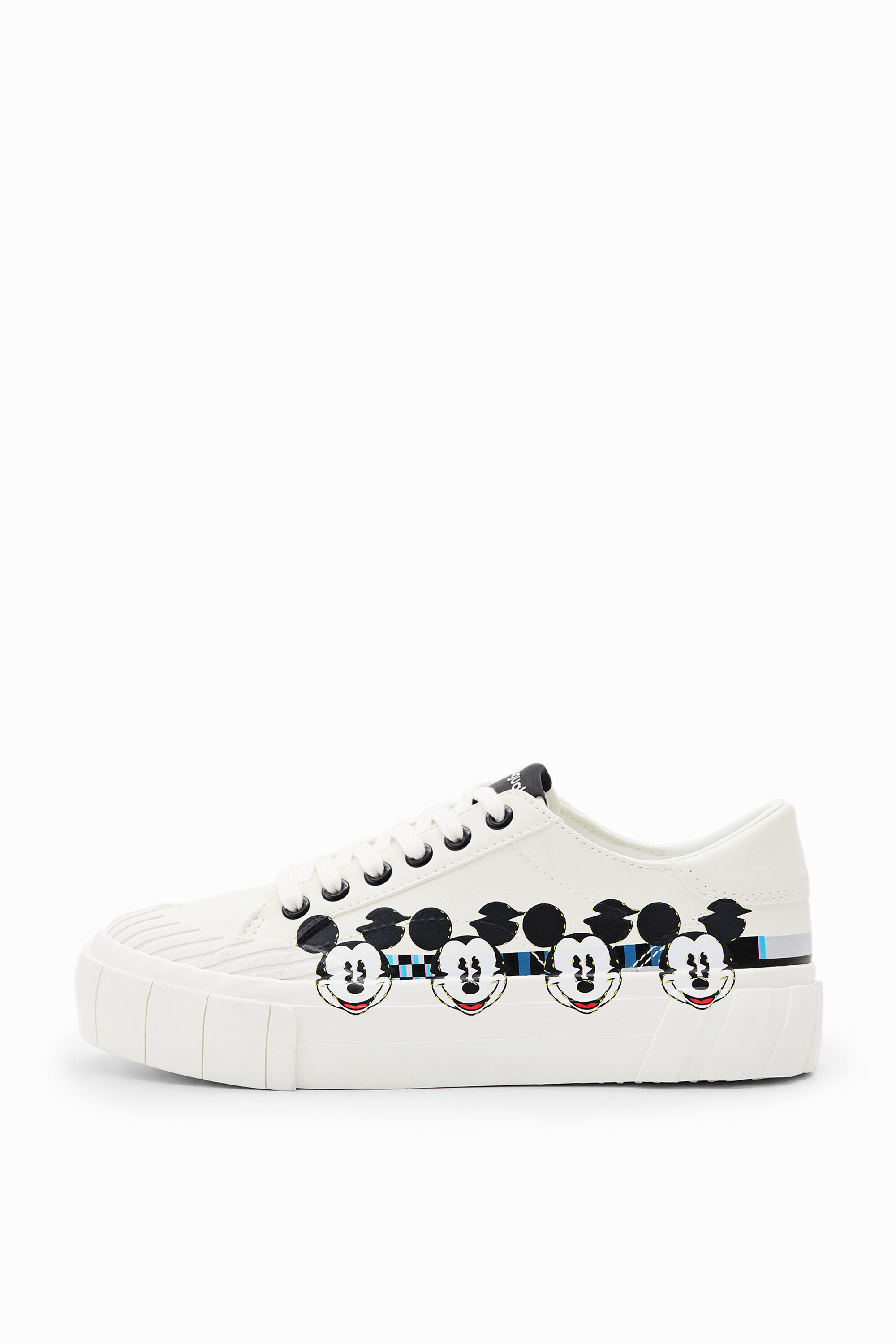 Baskets plateforme Mickey Mouse