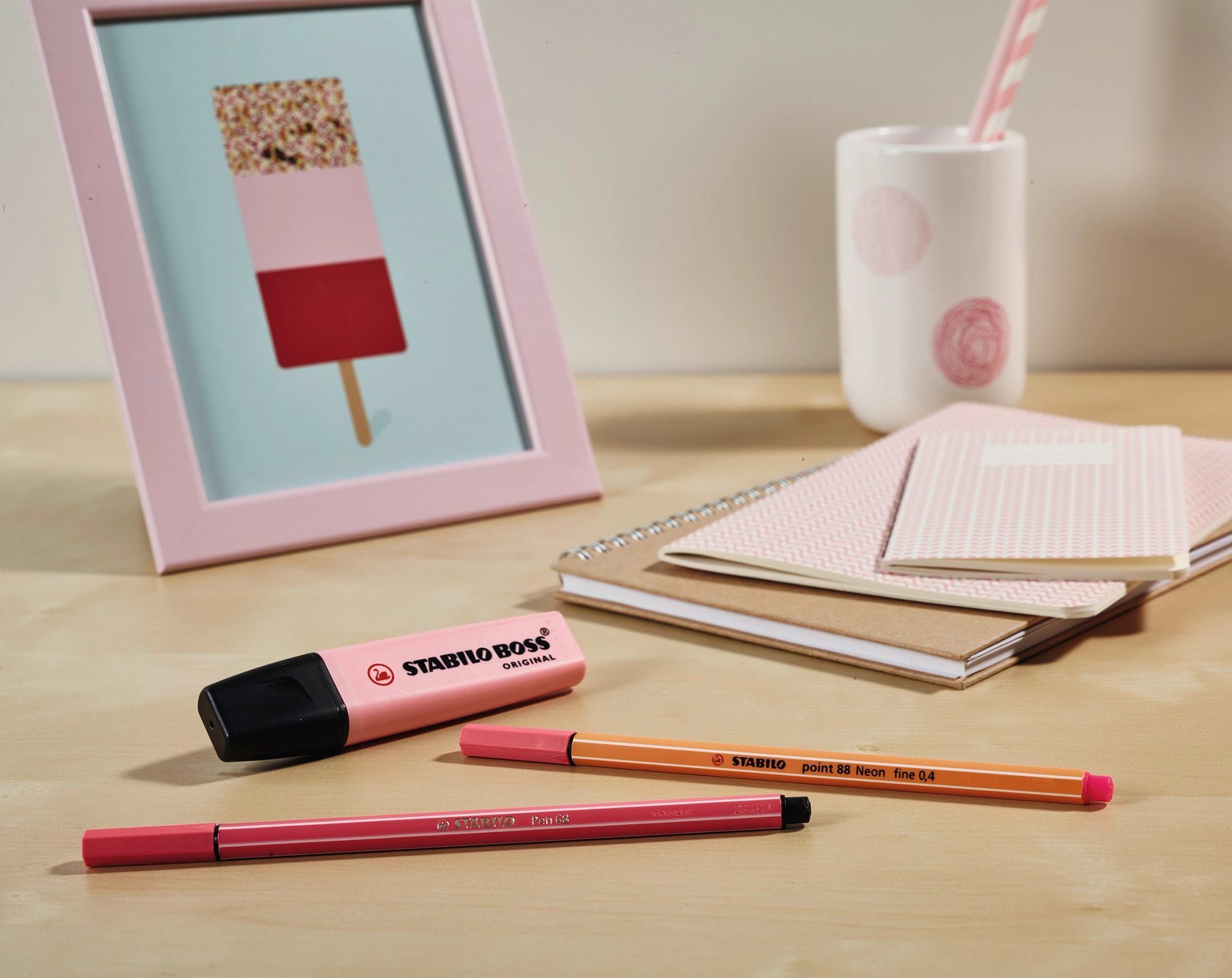 Textmarker STABILO® BOSS ORIGINAL Pastel 4er-Pack