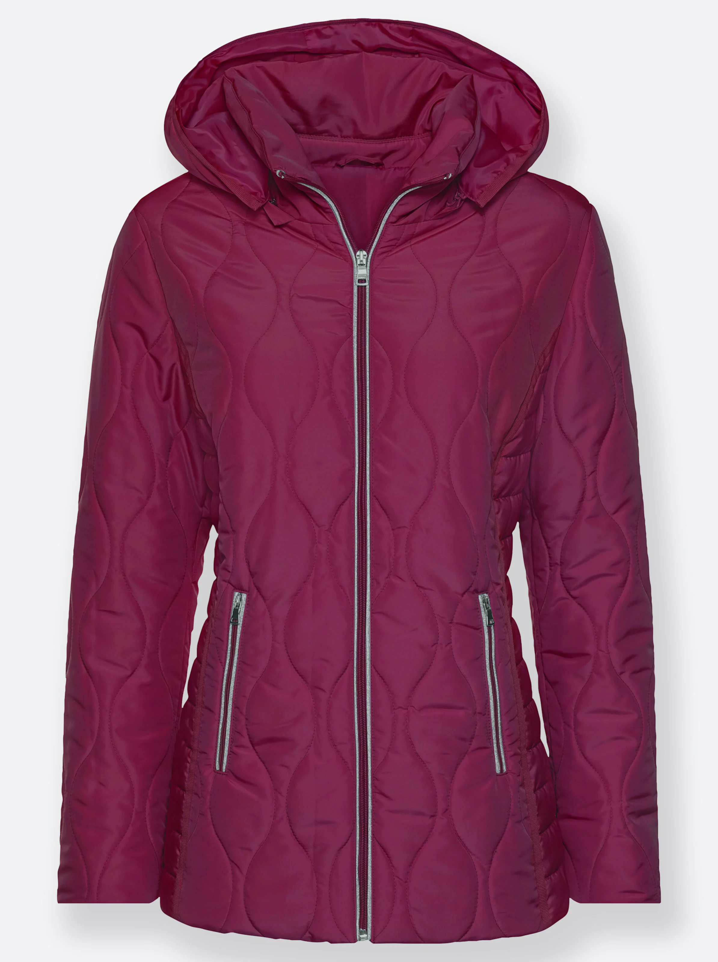 Steppjacke in malve