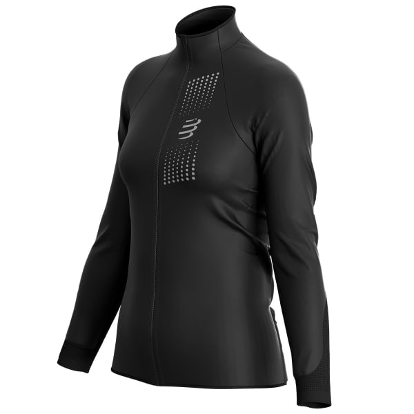 Veste trail COMPRESSPORT HURRICANE WINDPROOF JACKET W BLACK
