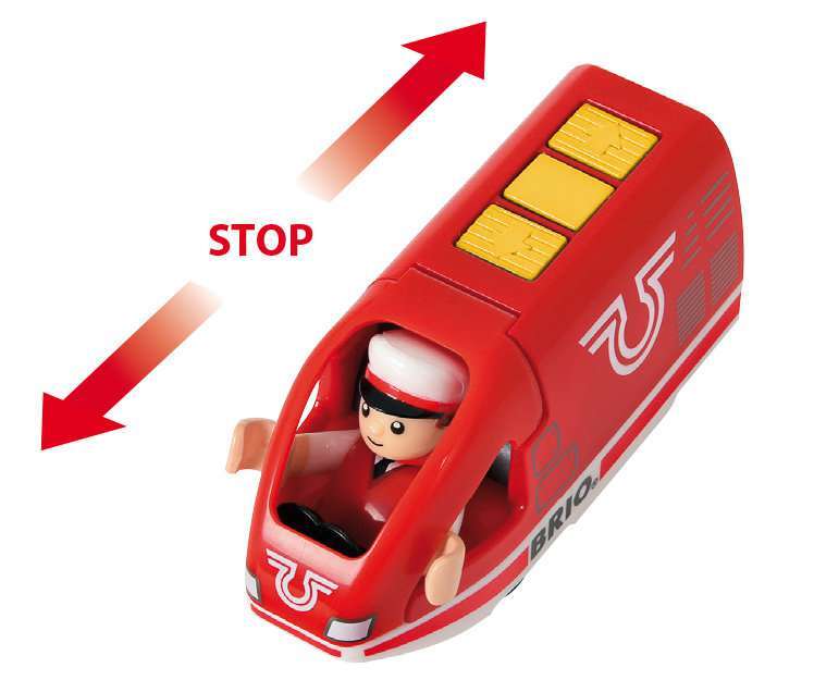 BRIO Spiel Roter Akku-Reisezug